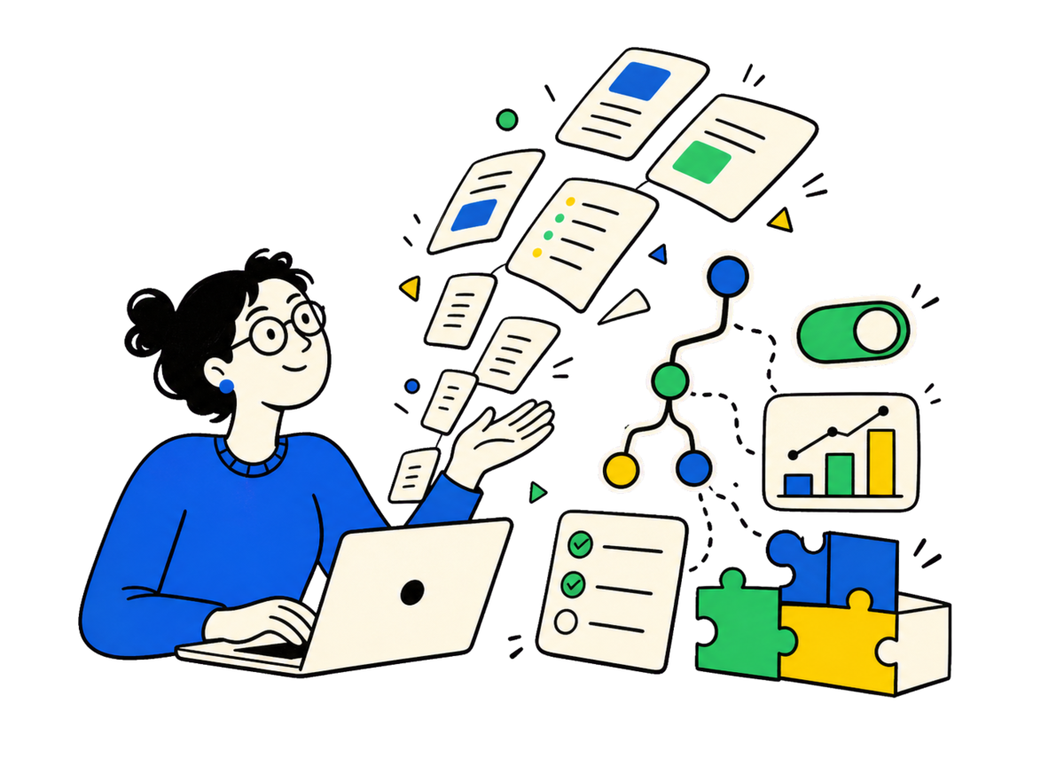 A maker turning documents into interactive building blocks